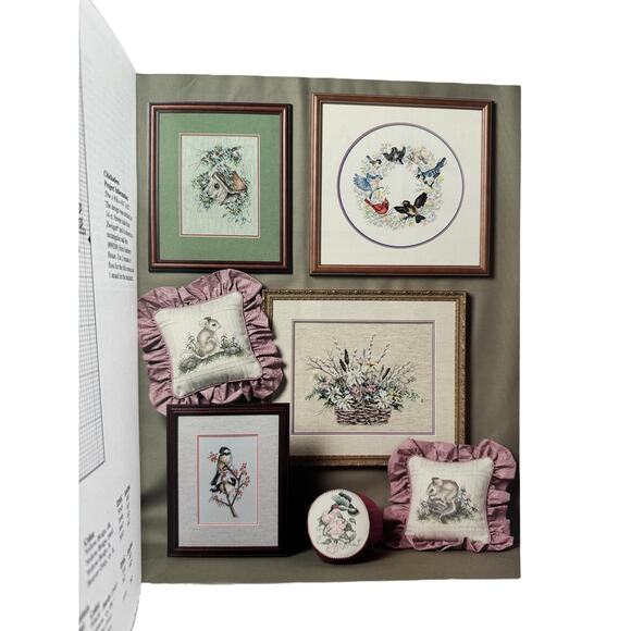 Vintage Encore Natural Wonders Stoney Creek Cross Stitch Book JEANETTE CREW 8106 - Picture 4 of 4